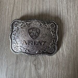 Ariat Ornate Silver Belt Buckle